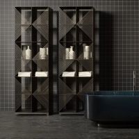 Стеллаж для ванной Antonio Lupi TRAMATO TRC21 Brunito схема 1