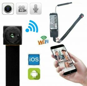 Мини камера (шлейф) WiFi / IP с аккумулятором