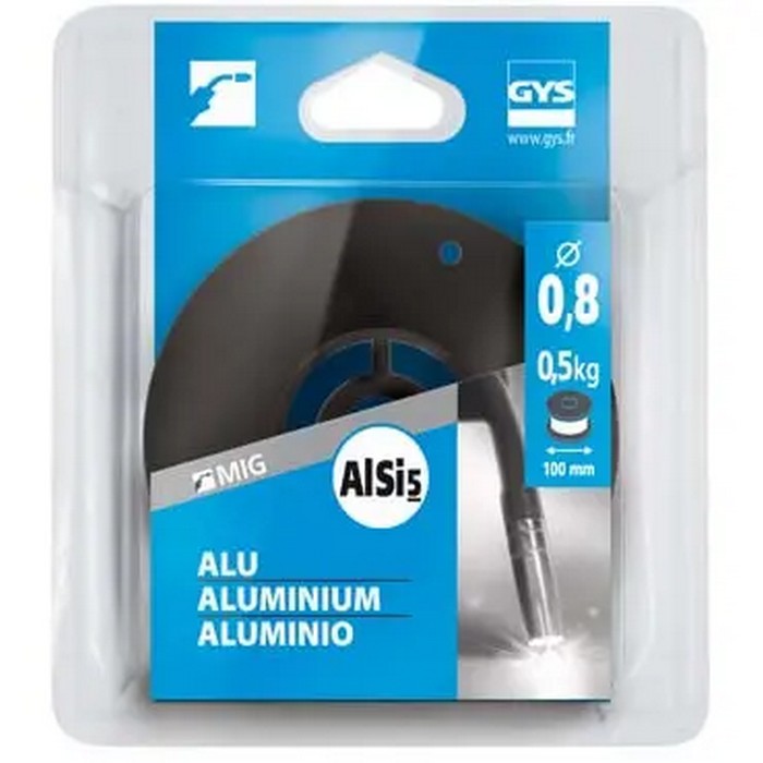GYS Проволока на катушке Ø 100 мм, алюминий AlSi5, Ø 0,8мм, 0,5 кг