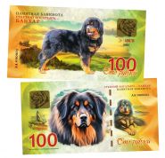 100 рублей — Степной богатырь — Банхар. Памятная банкнота. UNC Oz Msh