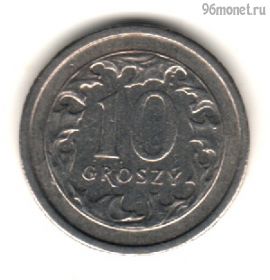 Польша 10 грошей 2001