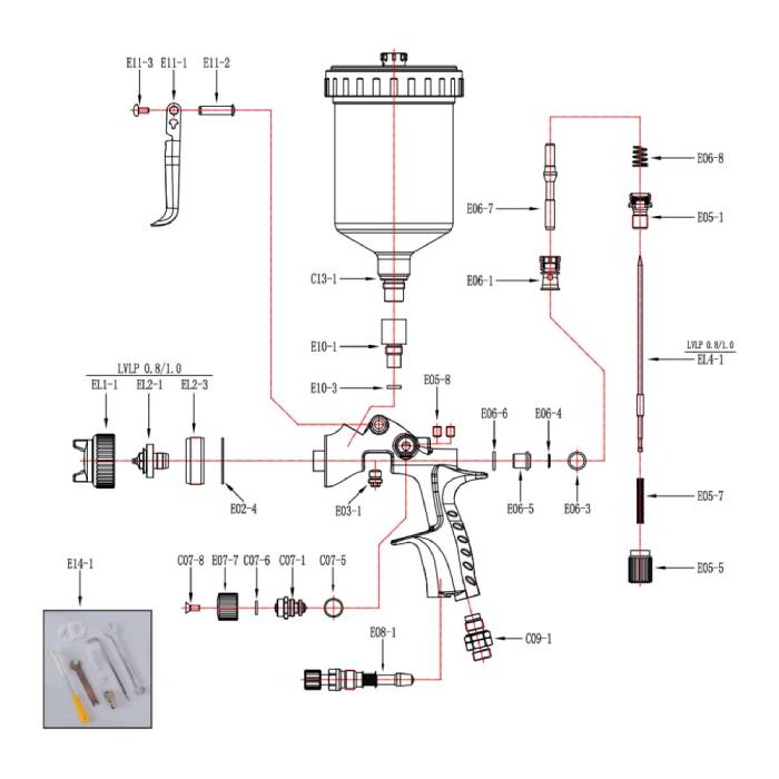 Teskom EFC-S Прокладка под воздухораспределительное кольцо E02-4