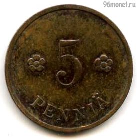 Финляндия 5 пенни 1939