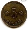 Финляндия 5 пенни 1939