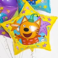 Шар круг 56 см Три кота Компот