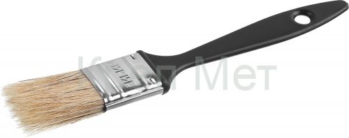 СИБИН 25 мм, 1″, светлая смешанная щетина, пластиковая ручка, все виды ЛКМ, плоская кисть (01008-025)