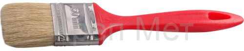 STAYER UNIVERSAL-EURO, 50 мм, 2″, светлая натуральная щетина, пластмассовая ручка, все виды ЛКМ, плоская кисть (0108-50)