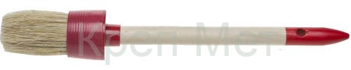 STAYER UNIVERSAL, 45 мм, пластмассовый корпус, светлая натуральная щетина, деревянная ручка, все виды ЛКМ, круглая кисть (0141-45)