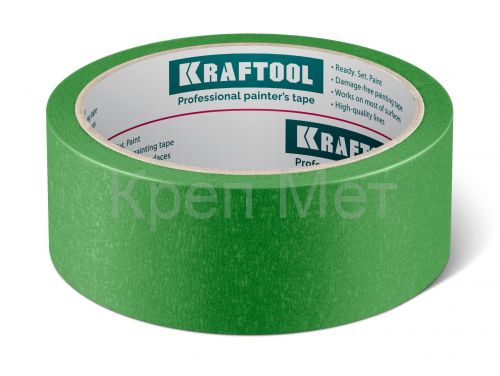 KRAFTOOL #300 Strong 38 мм х 30 м, для грубых и шероховатых поверхностей, малярная лента (12103-38)