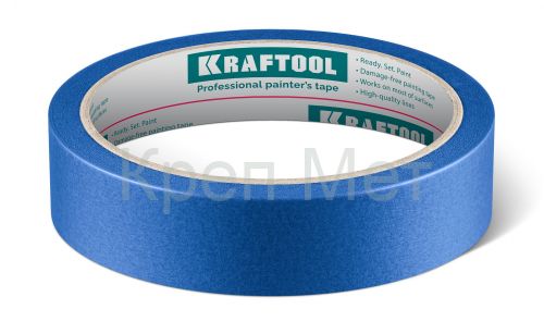 KRAFTOOL #100 Perfect 25 мм х 30 м, для гладких и шероховатых поверхностей, малярная лента (12101-25)