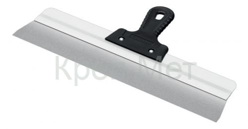 СИБИН 450 мм, усиленный фасадный нержавеющий шпатель, алюминиевая направляющая, 1к ручка (10083-45)