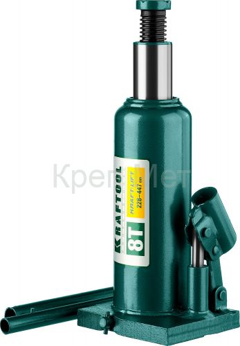 KRAFTOOL KRAFT-LIFT, 8 т, 230 - 457 мм, бутылочный гидравлический домкрат (43462-8)