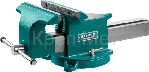KRAFTOOL STEEL, 250 мм, стальные слесарные тиски (32701-250)