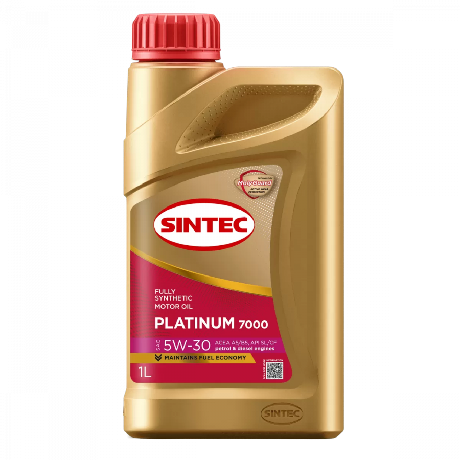 Sintec Platinum 7000 5W-30 A5/B5 SL/CF, 1л