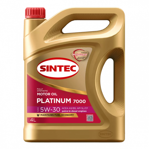 Sintec Platinum 7000 5W-30 A5/B5 SL/CF, 4л
