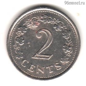 Мальта 2 цента 1972