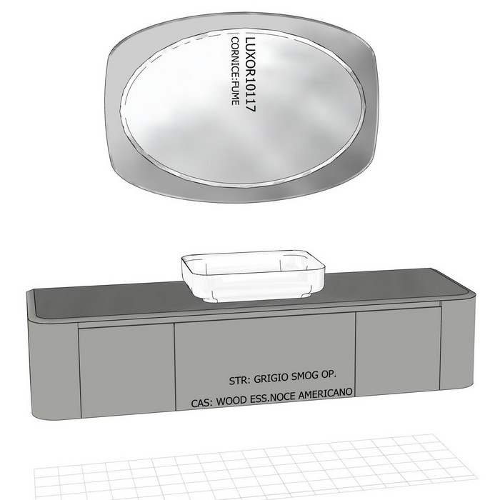 Модульный комплект мебели Antonio Lupi ILBagno ФОТО