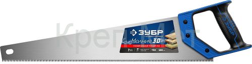 ЗУБР Молния-3D, 500 мм, 7TPI, универсальная ножовка, Профессионал (15077-50)