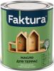 Масло Тунговое с Натуральным Воском Faktura 0.7л для Террас и Садовой Мебели для Наружных и Внутренних Работ / Фактура.