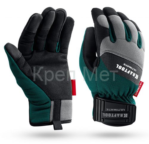 KRAFTOOL ULTIMATE р.XL (10), профессиональные комбинированные перчатки, работа с сенсорными экранами (11299-XL)