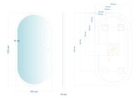 Зеркало ABBER See AG6113SMult с подсветкой, сенсорный выключатель, диммер схема 3