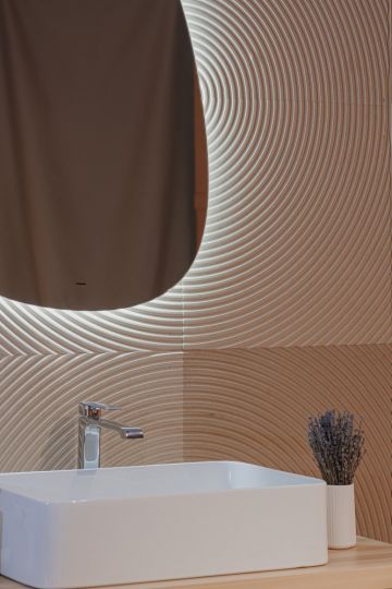 Зеркало ABBER Teil AG6501S с подсветкой, бесконтактный выключатель, диммер схема 3