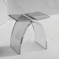 Стульчик для ванной прозрачный ABBER Kristall AT1739Perle схема 1