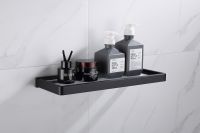 Полка стеклянная ABBER Westen AA1759B черная матовая схема 3