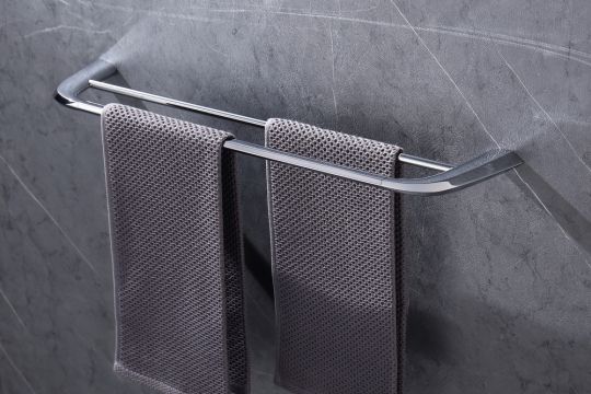 Полотенцедержатель двойной ABBER Nord AA1553 хром схема 3