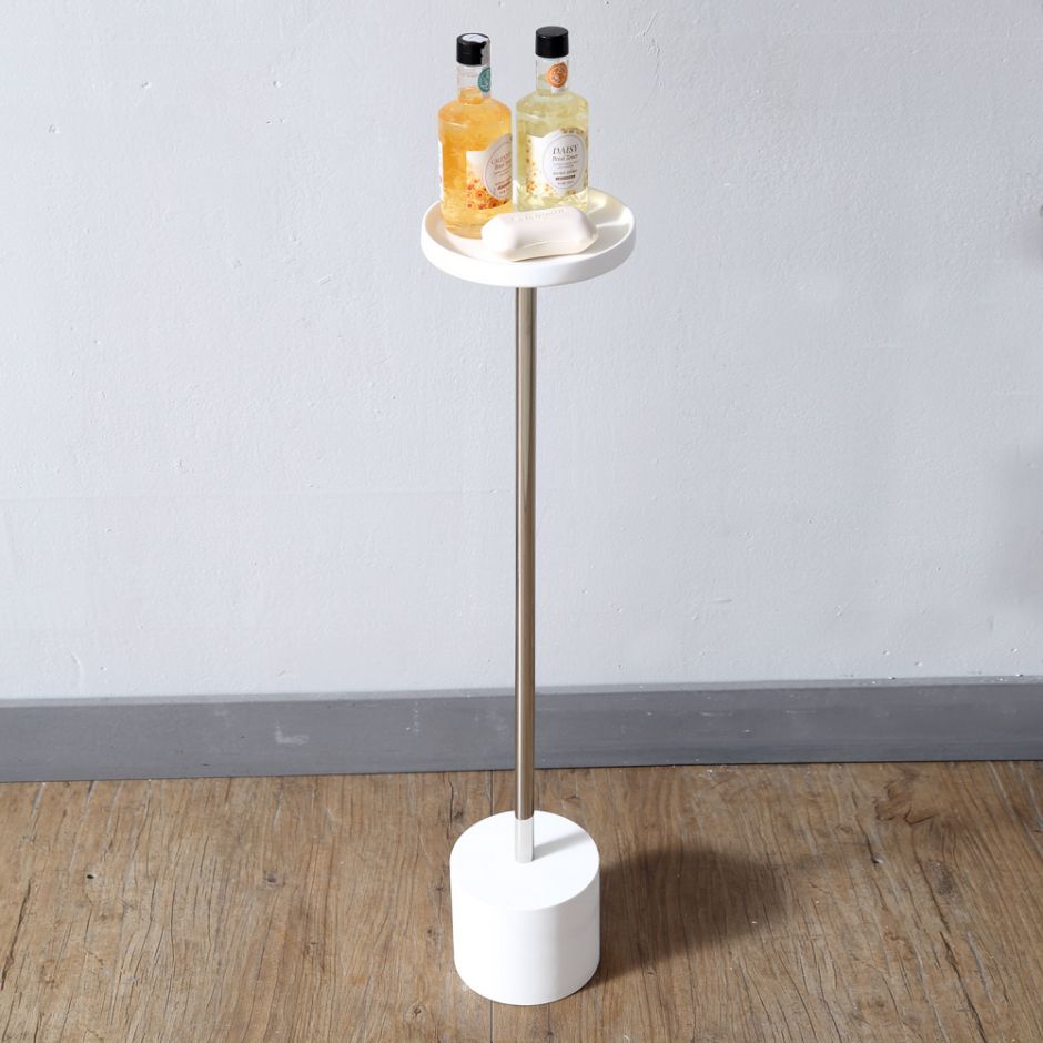 Изображение Стойка для ванной комнаты ABBER Stein AS1634 белая матовая