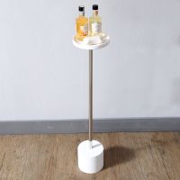 Стойка для ванной комнаты ABBER Stein AS1634 белая матовая схема 1