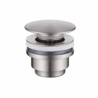 Донный клапан ABBER AF0011SP без перелива, клик-клак, сатин схема 1 Донный клапан ABBER AF0011SP без перелива, клик-клак, сатин схема 1