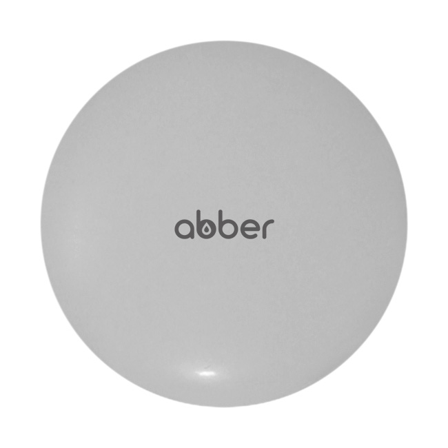 Изображение Накладка на слив для раковины ABBER AC0014MLG светло-серая матовая, керамика