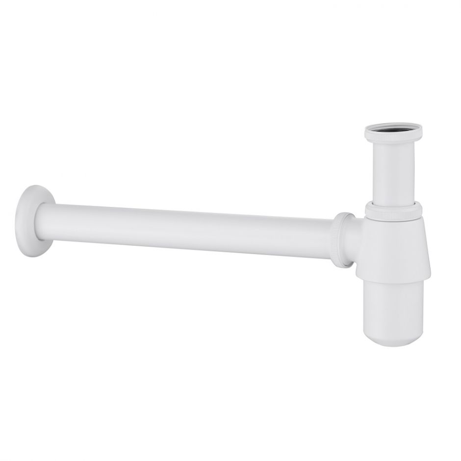 Изображение Сифон для раковины ABBER AF0032W белый матовый