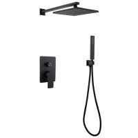 Душевая система ABBER Weiss Insel AF8018B скрытого монтажа без излива, черная матовая схема 1 Душевая система ABBER Weiss Insel AF8018B скрытого монтажа без излива, черная матовая схема 1