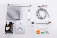 Душевая система ABBER Weiss Insel AF8050 скрытого монтажа с изливом, термостат, хром схема 3 Душевая система ABBER Weiss Insel AF8050 скрытого монтажа с изливом, термостат, хром схема 3