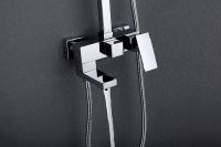 Душевая стойка ABBER Daheim AF8216 с изливом, хром схема 3