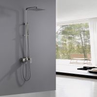 Душевая стойка ABBER Daheim AF8216NGL с изливом, никель схема 3