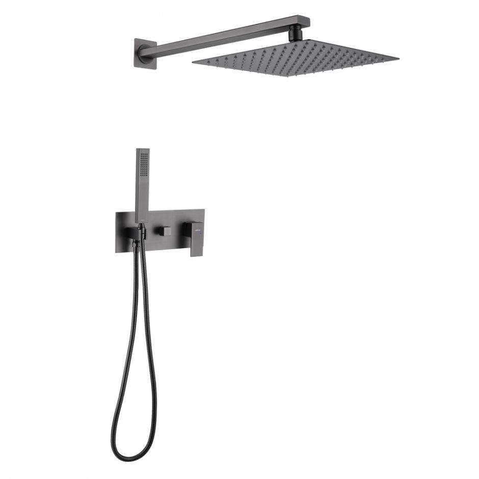 Изображение Душевая система ABBER Daheim AF8218NG скрытого монтажа без излива, никель