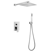 Душевая система ABBER Daheim AF8219 скрытого монтажа без излива, хром схема 1