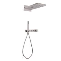 Душевая система ABBER Rund AF8752SP скрытого монтажа без излива, термостат, сатин схема 1 Душевая система ABBER Rund AF8752SP скрытого монтажа без излива, термостат, сатин схема 1