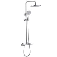 Душевая стойка ABBER Emotion AF8816L с изливом, хром схема 1