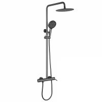 Душевая стойка ABBER Emotion AF8816NGL с изливом, никель схема 1 Душевая стойка ABBER Emotion AF8816NGL с изливом, никель схема 1