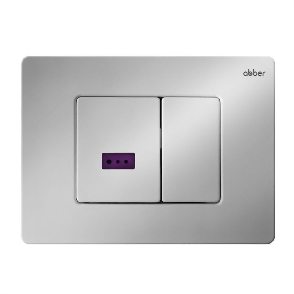 Изображение Кнопка смыва сенсорная ABBER AC0122S хром глянцевый