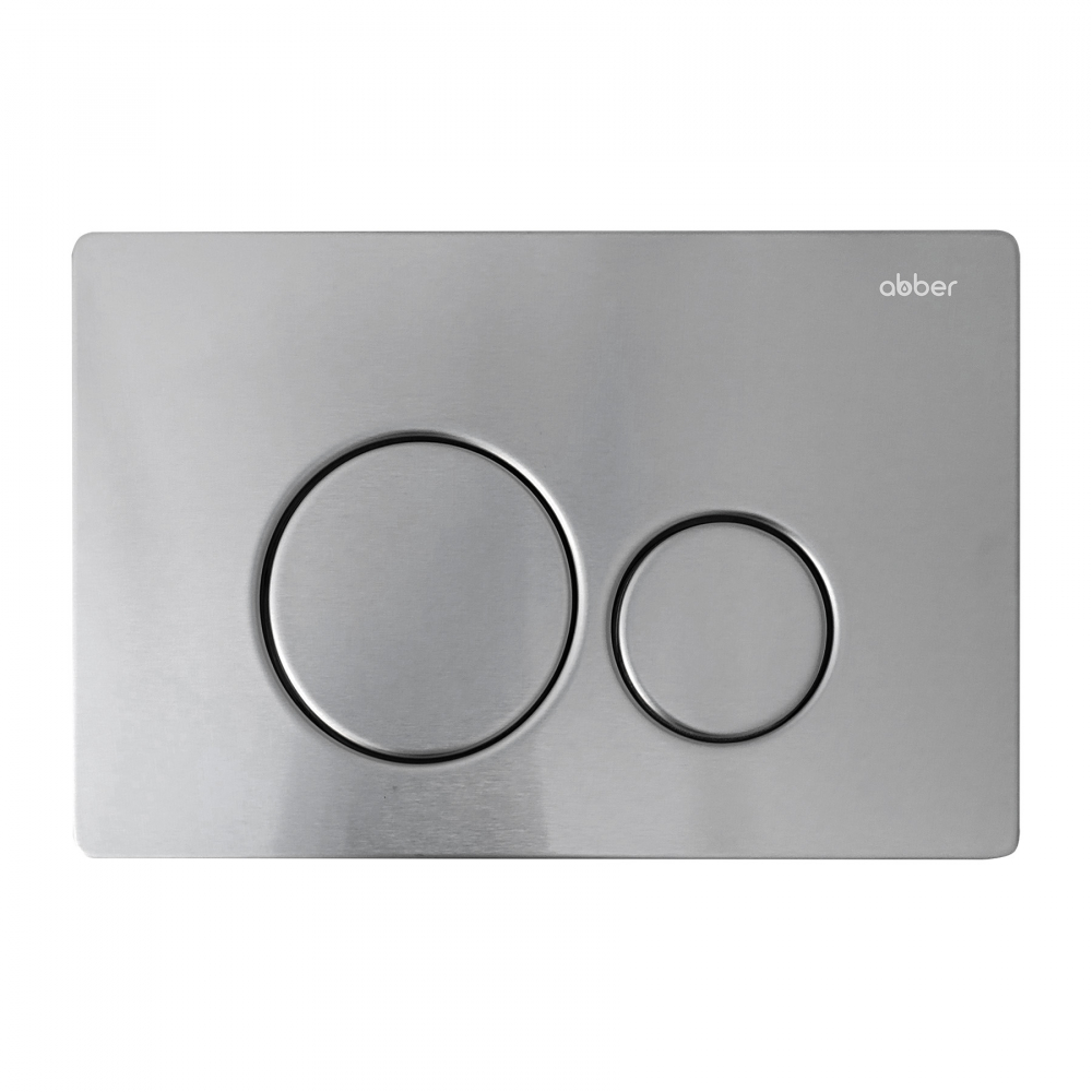 Кнопка смыва ABBER AC0121MCH матовый хром цена от 5 100 ₽ Фото Кнопка смыва ABBER AC0121MCH матовый хром