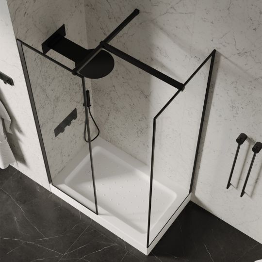 Душевой поддон ABBER AD3C098 90х80 прямоугольный, акриловый, белый схема 7