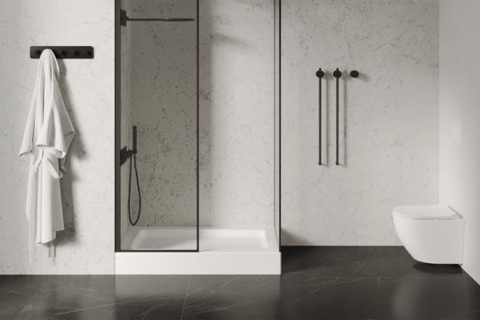 Душевой поддон ABBER AD3C098 90х80 прямоугольный, акриловый, белый схема 8