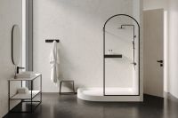 Душевой поддон ABBER AD3E129 R 120х90 асимметричный, акриловый, белый схема 6