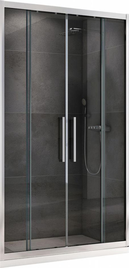 Изображение Душевая дверь ABBER Schwarzer Diamant AG33180H 180 см