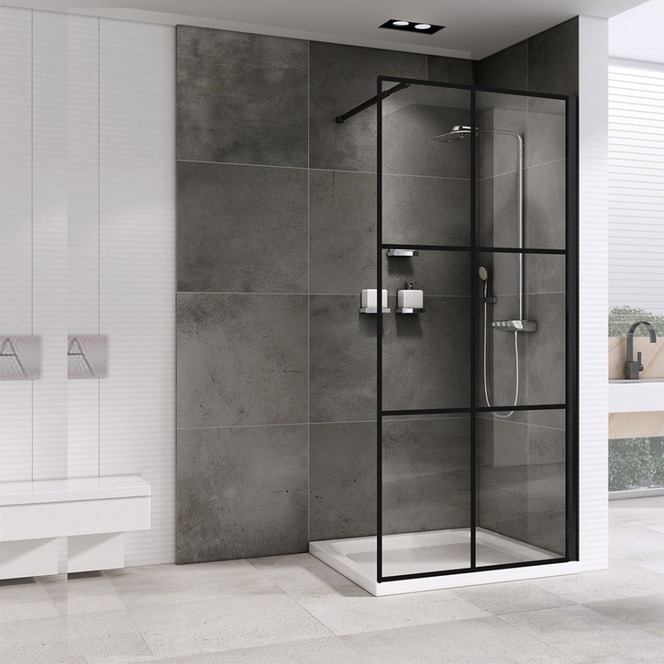 Душевая перегородка ABBER Immer Offen AG62090B ФОТО